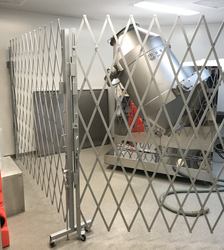 portes accordeon sur mesure industrielle